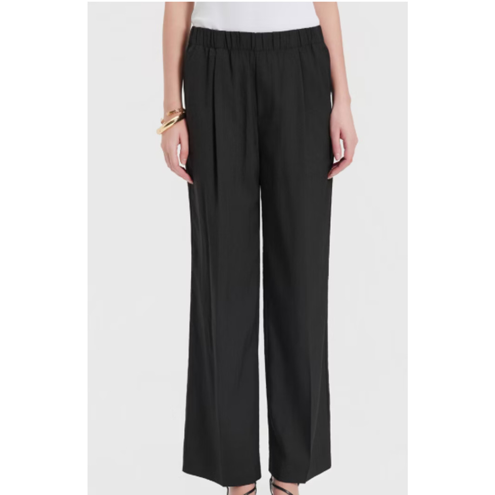 A New Day Women's High-Rise Wide Leg Pleated Front Trousers Size 12